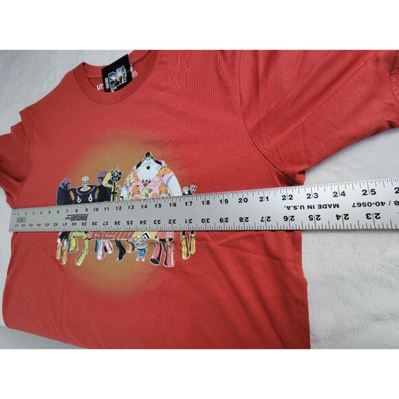Uniqlo UT One Piece 15th Anniversary Dark Orange T-Shirt Large Cotton Unisex New - Picture 7 of 8